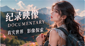 纪录影像主题画面